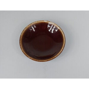 VTG Pottery USA Brown Drip Glaze Salad Soup Bowl‎